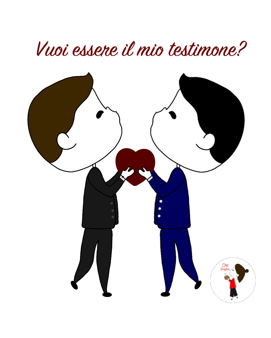 Pupetti Testimone di Nozze